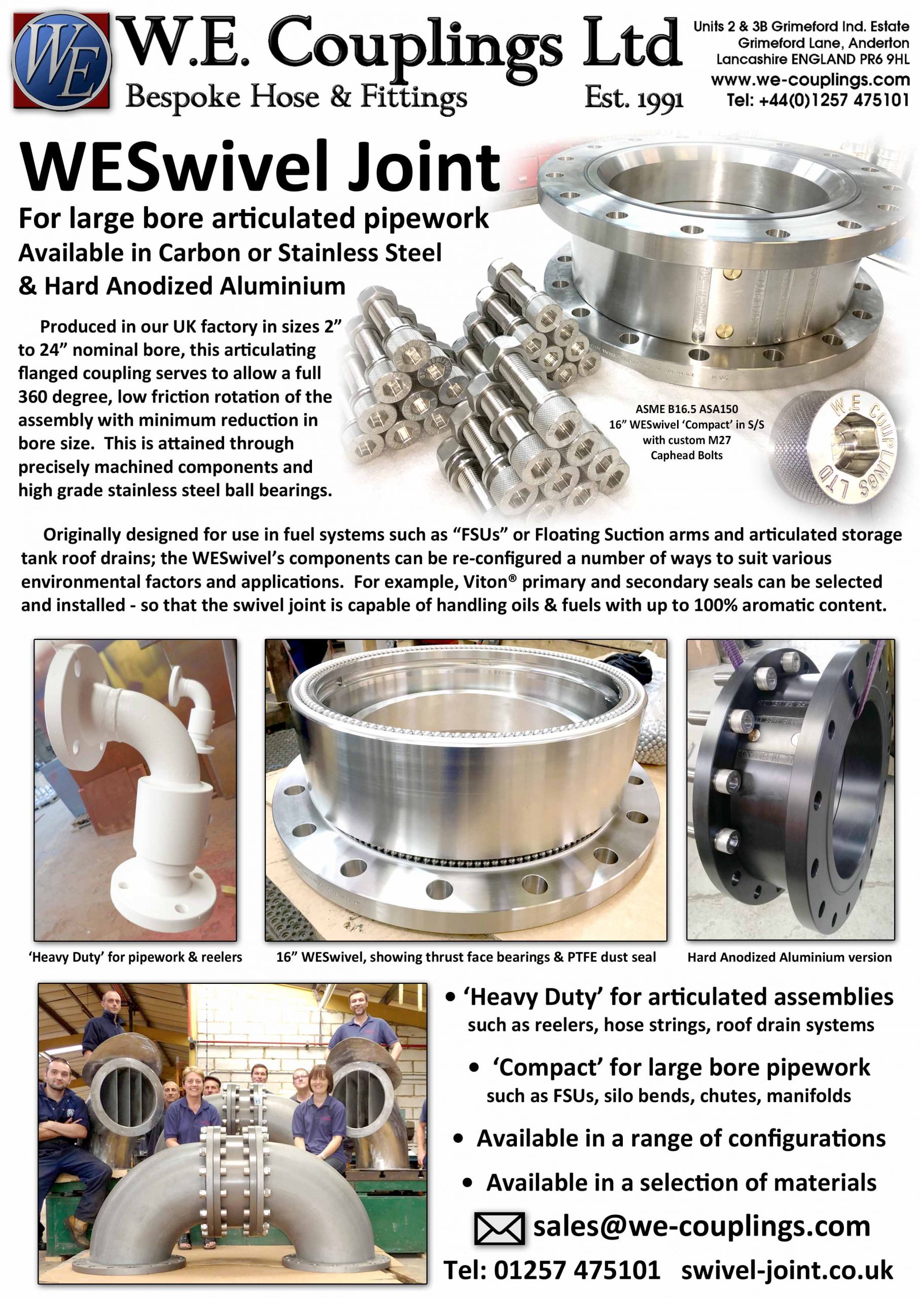 W E Swivel Joints April 2018